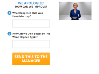 Negative Feedback Filter — unhappy clients are routed to a private form so your team can follow up before anything goes public.