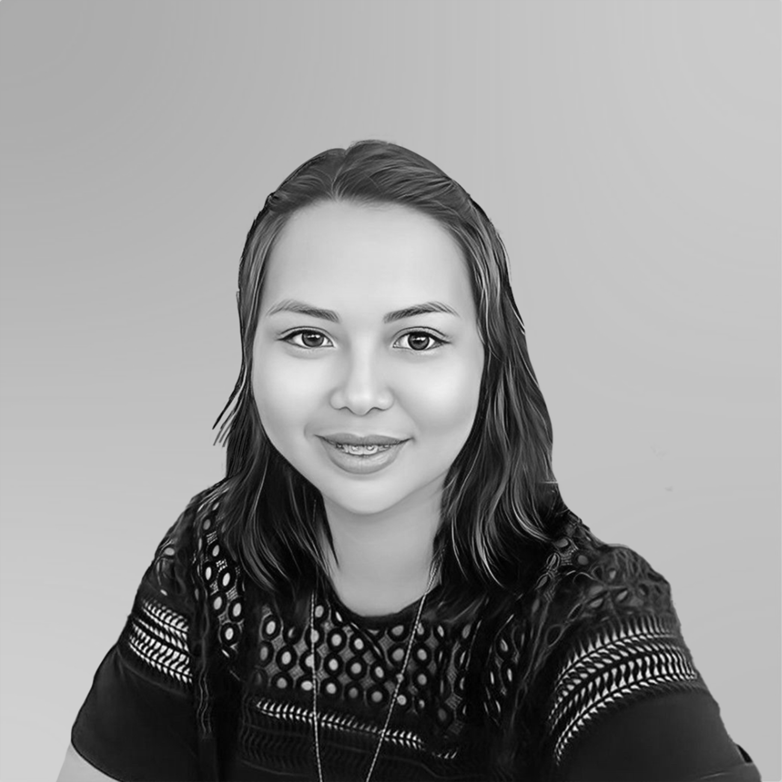 Nina Villaver, Operations Manager at Tech Marketing Team, smiling in a professional setting, emphasizing team expertise in digital marketing solutions.