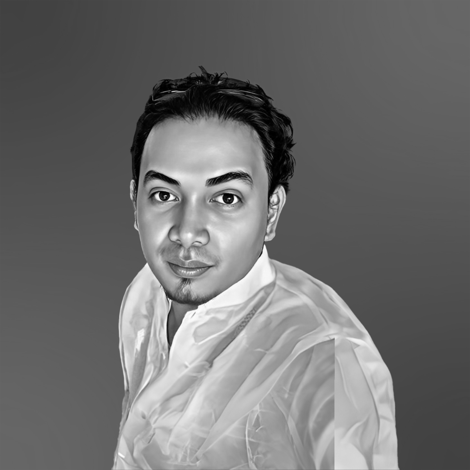 Mark Tinio, Senior Web Developer at Tech Marketing Team, wearing a white shirt against a neutral background.